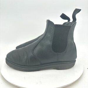 Dr.Martens 2976 Mono Women Size 8 Black Leather Side Elastic Chelsea Boot